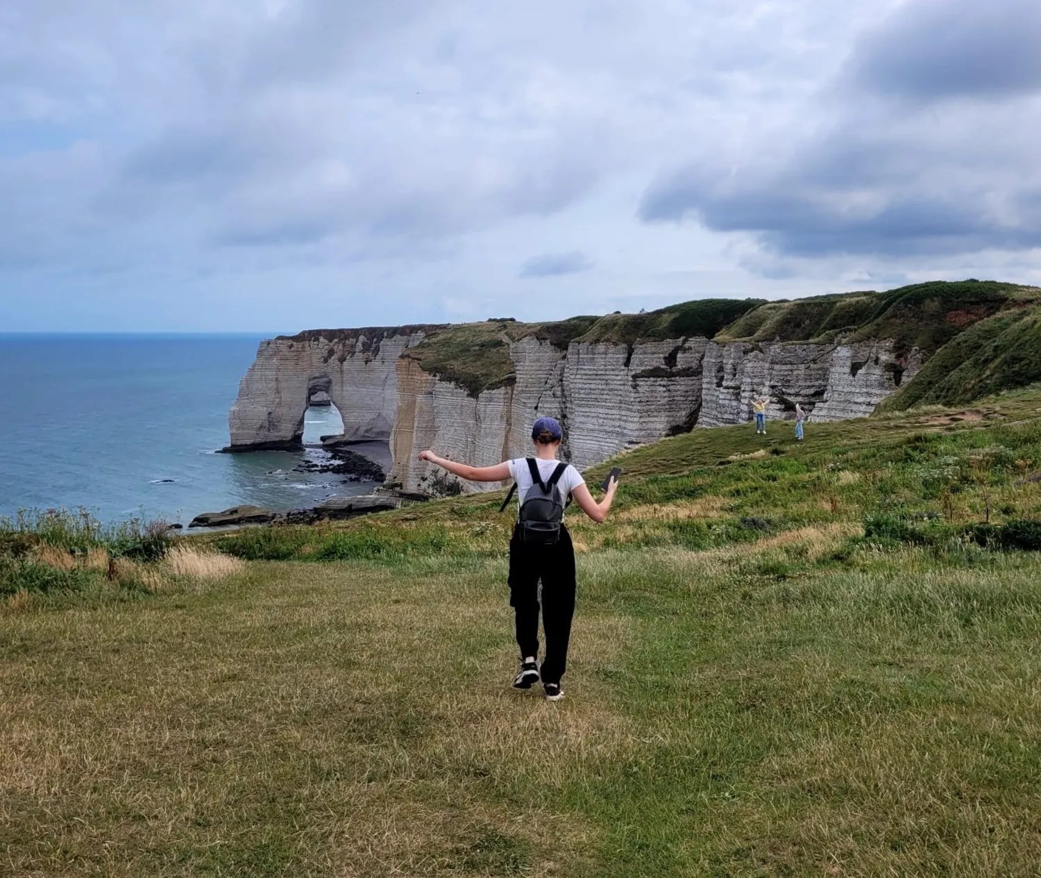 Discovering the cliffs of Étretat